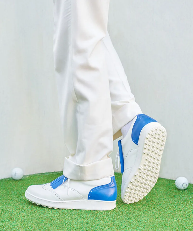 ALL CLASSIC Golf Wingtip Spikeless Golf Shoes - Blue