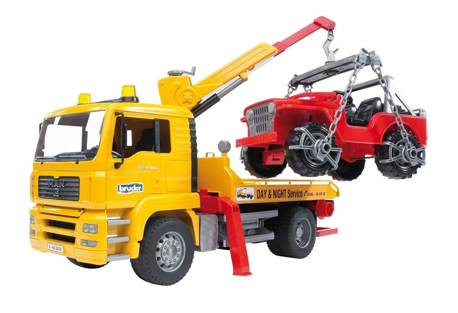 Bruder MAN TGA Breakdown Truck with Vehicle