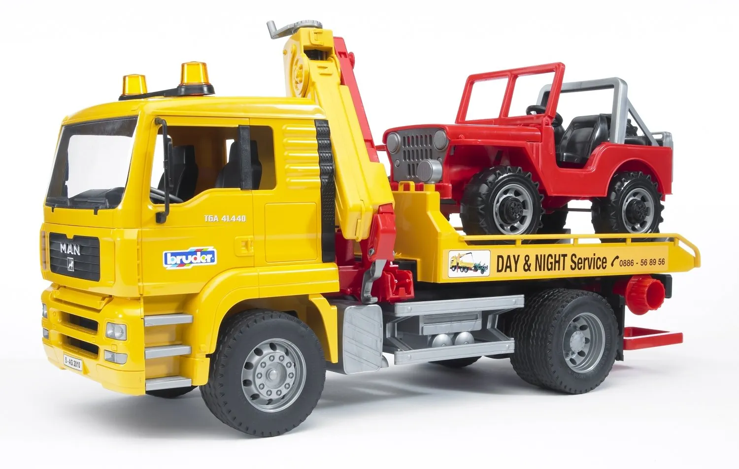 Bruder MAN TGA Breakdown Truck with Vehicle