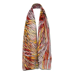 Bush Grasses Orange Scarf