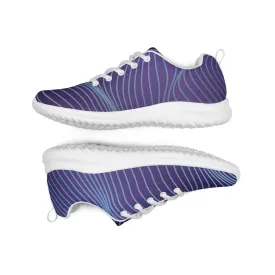 DASH Groovy Purple Men’s Athletic Shoes Lightweight Breathable Design by IOBI Original Apparel