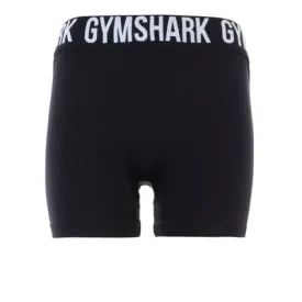 Gymshark Women's Training Logo Shorts - Black / White