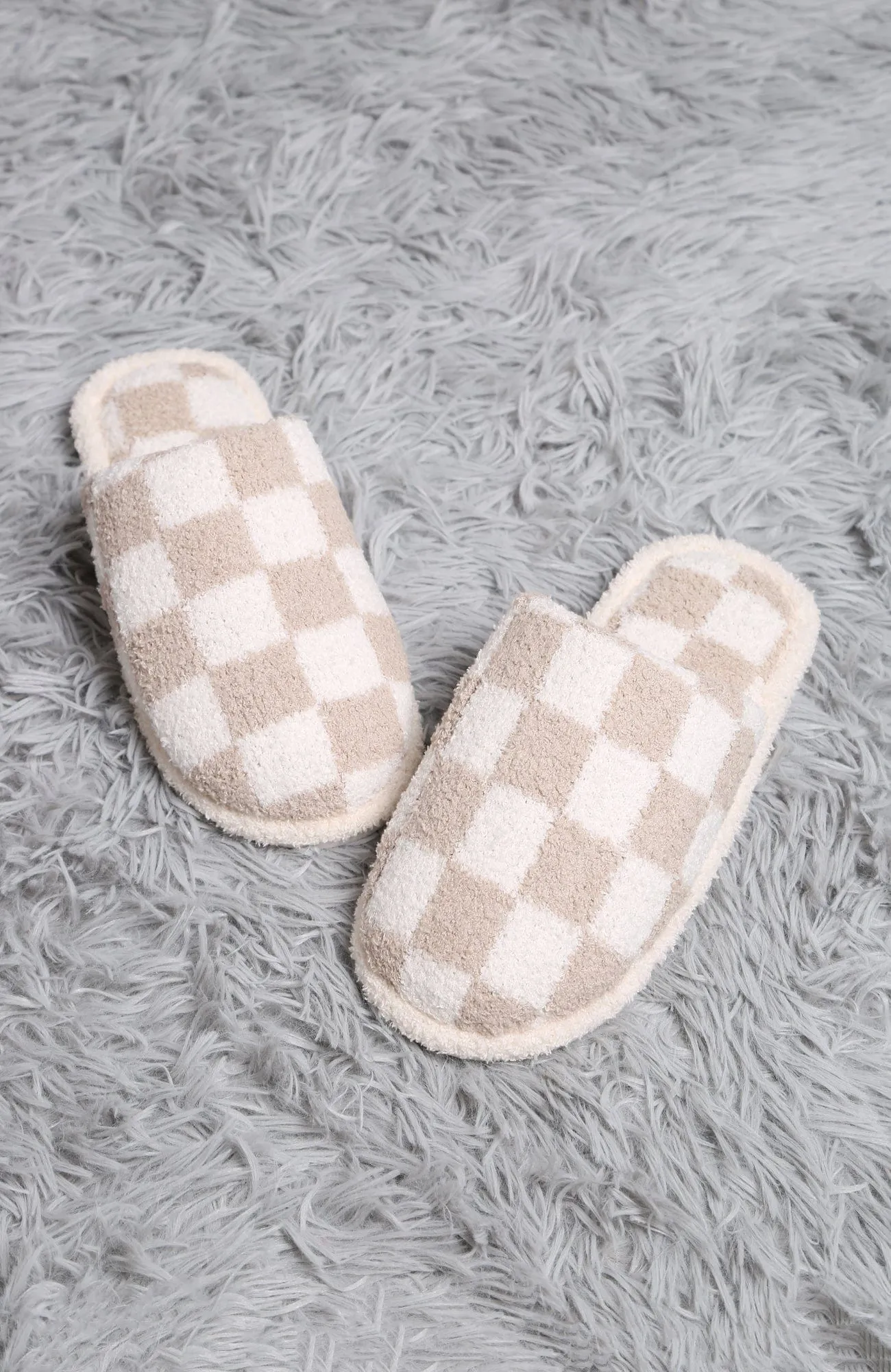 JCL4216 Super Lux Checkered Slippers