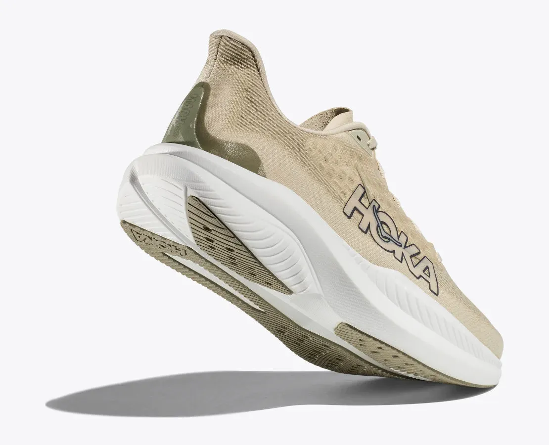 Men's HOKA Mach 6 Running Shoe in Oat Milk / Barley